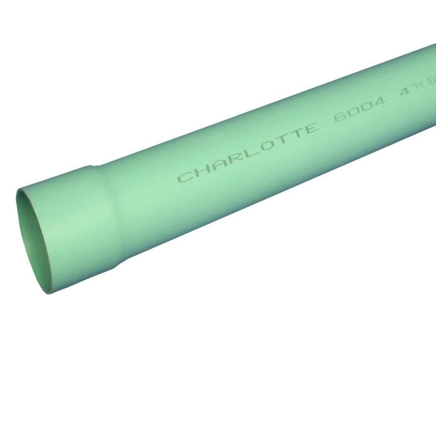 Charlotte Pipe 4 In X 10 Ft Sewer Main Pvc Pipe At 