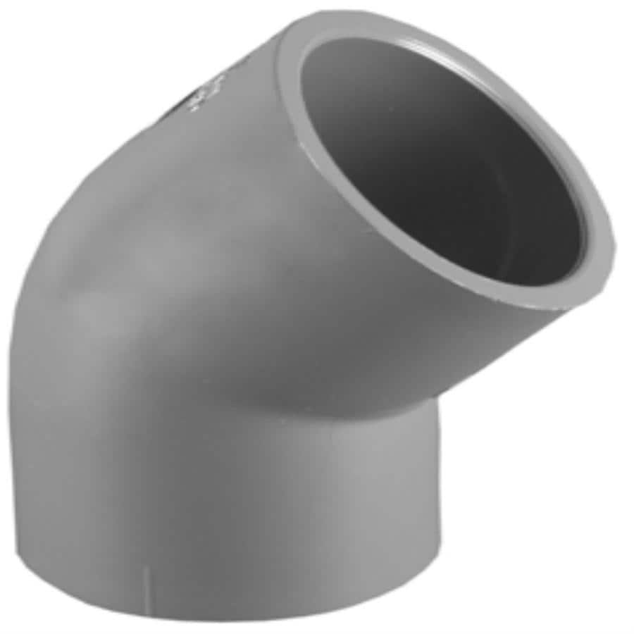 Charlotte Pipe 1 2 in dia 45 Degree PVC Sch 80 Elbow at 