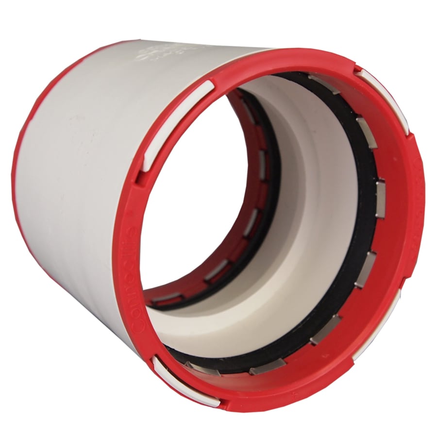 Charlotte Pipe ConnecTite 3in x 3in PVC Schedule 40 Coupling Fitting at