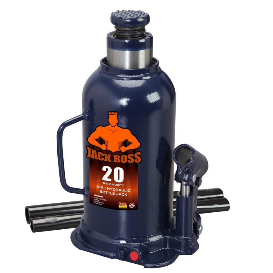 JACK BOSS 20 Ton Welded Hydraulic Bottle Jack in the Jacks department