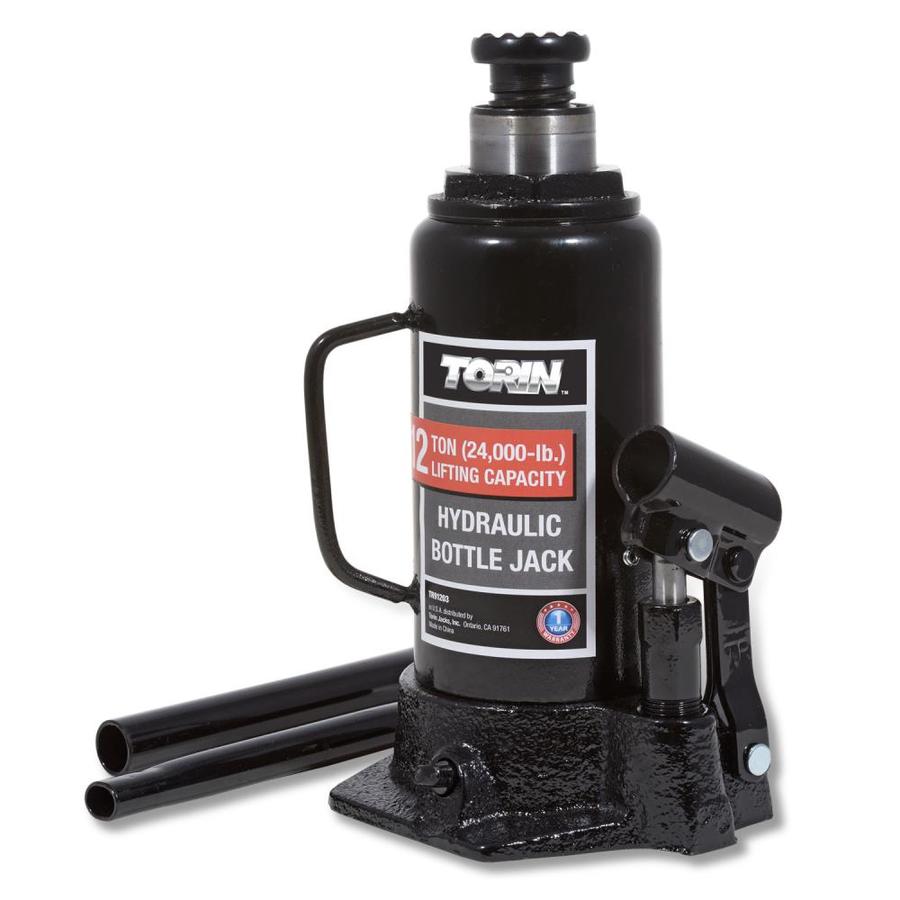 Torin Black Steel Hydraulic Bottle Jack in the Jacks ...