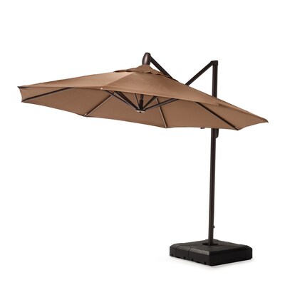 Rst Brands Chestnut Brown Offset 10 Ft Push On Tilt Round Rst Brands Chestnut Brown Offset 10 Ft