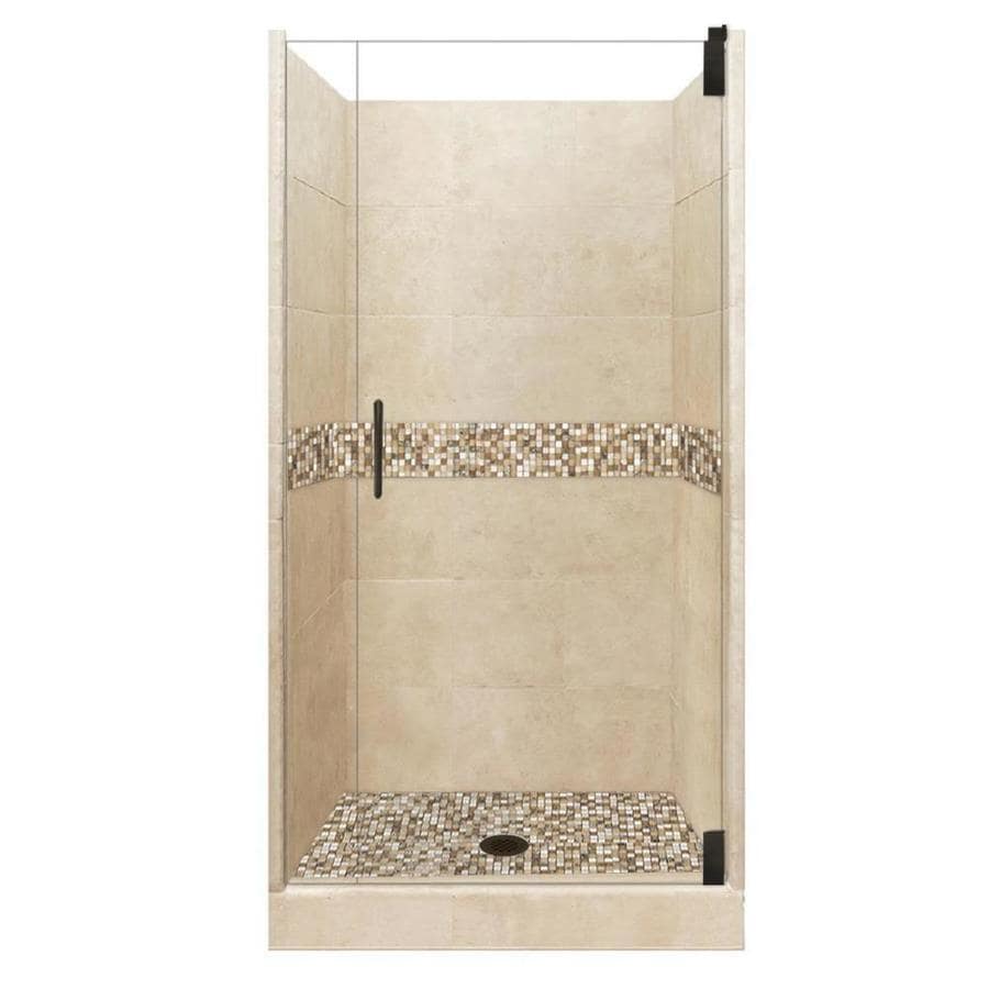 American Bath Factory Mesa Medium With Mosaic Tiles 32 Piece American Bath Factory Mesa Medium With Mosaic Tiles 32 Piece Alcove Shower Kit Common