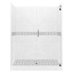 American Bath Factory Alcove Shower Kits At Lowes American Bath Factory Laguna Light With Mosaic Tiles 32 Piece Alcove Shower Kit