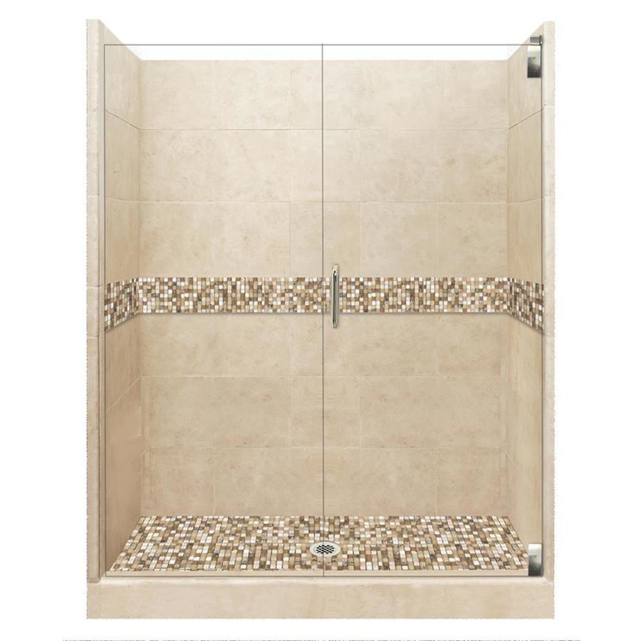 American Bath Factory Mesa Medium With Mesa Mosaic Tiles 32-Piece Alcove Shower Kit (Common: 36-in x 54-in; Actual: 36-in x 54-in)