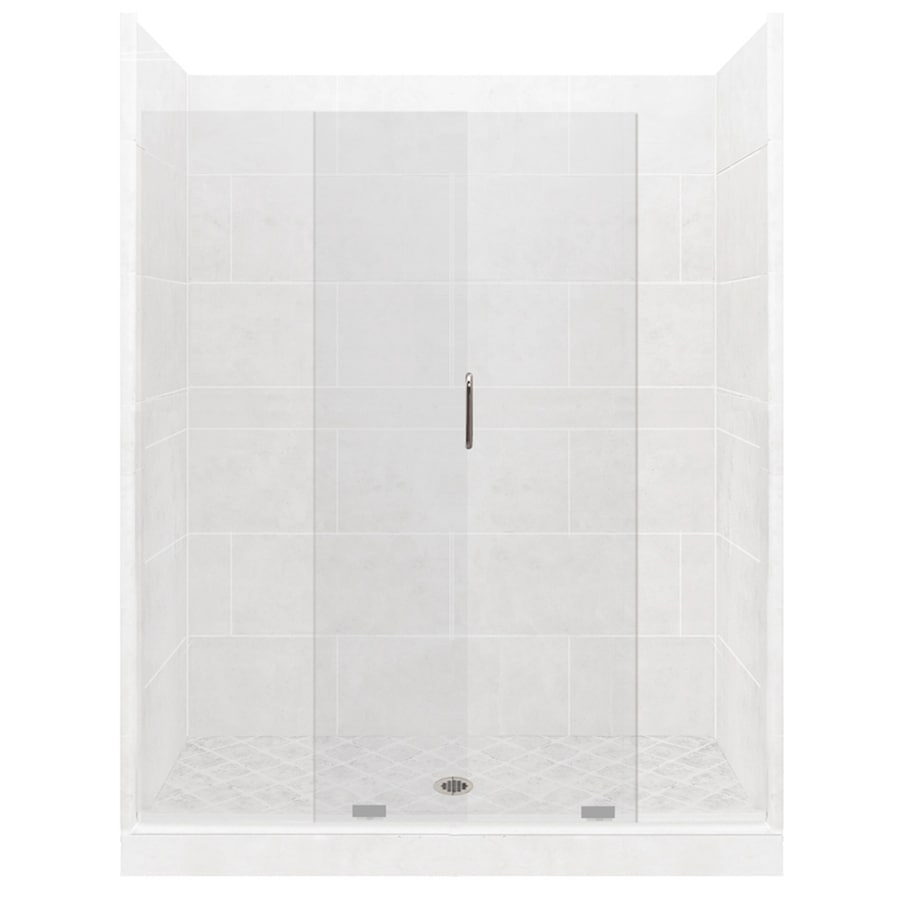 American Bath Factory Monterey Light 30-Piece Alcove Shower Kit (Common: 34-in x 60-in; Actual: 34-in x 60-in)