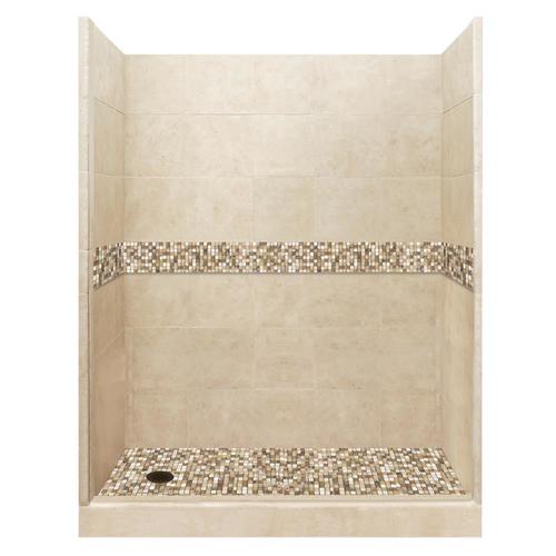 American Bath Factory Mesa Medium With Mesa Mosaic Tiles 22 Piece