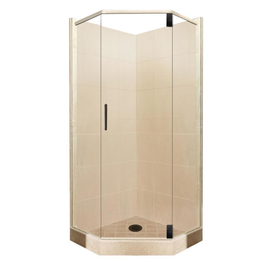 American Bath Factory Sonoma Sistine Stone Wall Composite American Bath Factory Sonoma Sistine Stone Wall Composite Floor Neo Angle 10 Piece