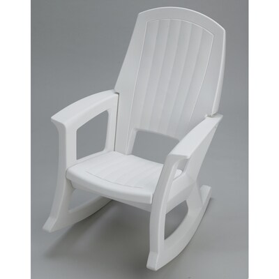 Plastic Rocking Chair S With Solid Seat At Lowes Com