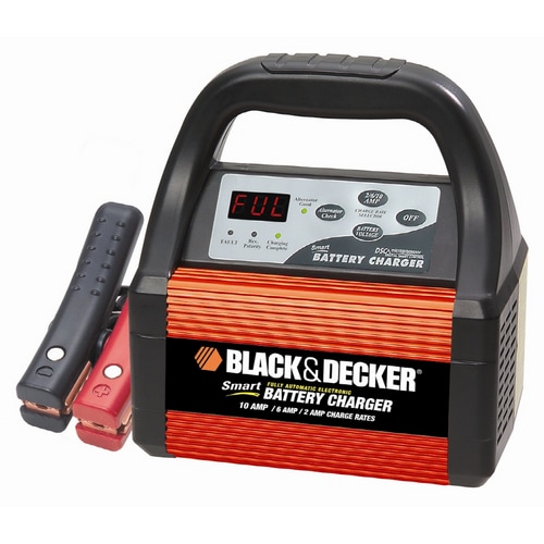 BLACK & DECKER 10-Amp Smart Car Battery Charger in the Car Battery ...