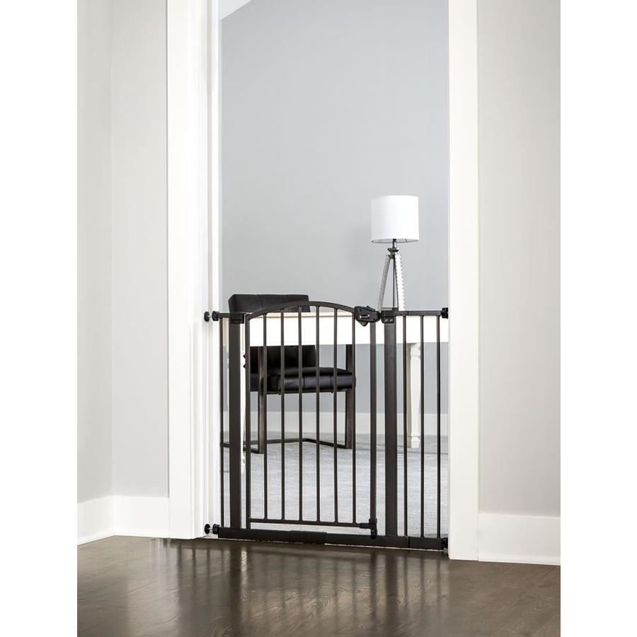 Regalo 0370 BR DS 35-in x 30-in Bronze Metal Safety Gate in the Child ...