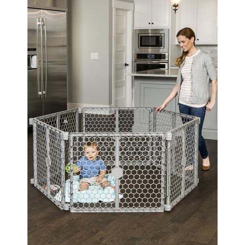 Regalo 1360 DS 192in x 26in Gray Plastic Safety Gate at