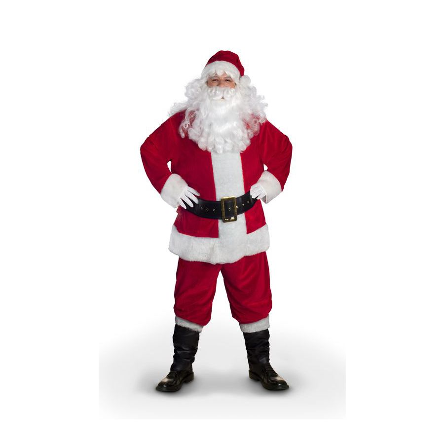 Large Red Polyester Santa Claus Suit at Lowes.com