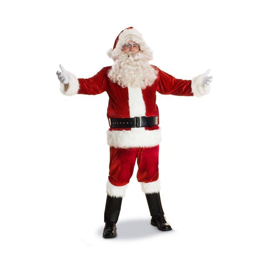 shop large red polyester santa claus suit at lowes com shop large red polyester santa claus suit at lowes com