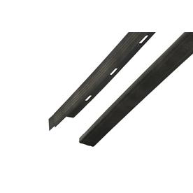 Novik 1.25 in. x 72 in. Trim in Onyx Siding