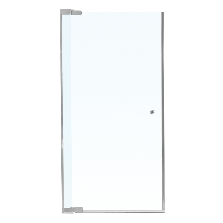MAAX Kleara 29.5in to 31.5in Polished Chrome Frameless Pivot Shower Door at
