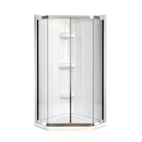 MAAX Intuition NeoAngle Chrome Acrylic Wall Acrylic Floor NeoAngle 4