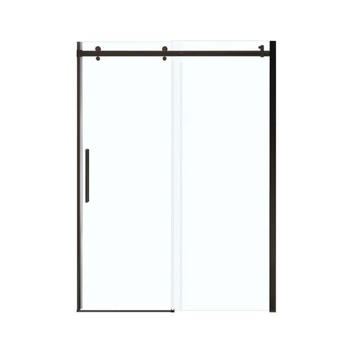 Maax Halo 56 5 In To 59 In W Frameless Bypass Sliding Dark Bronze