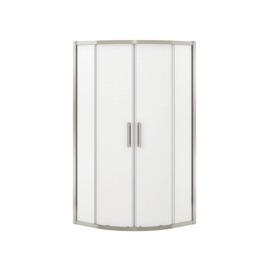 Frosted Curved Shower Doors At Lowes Com