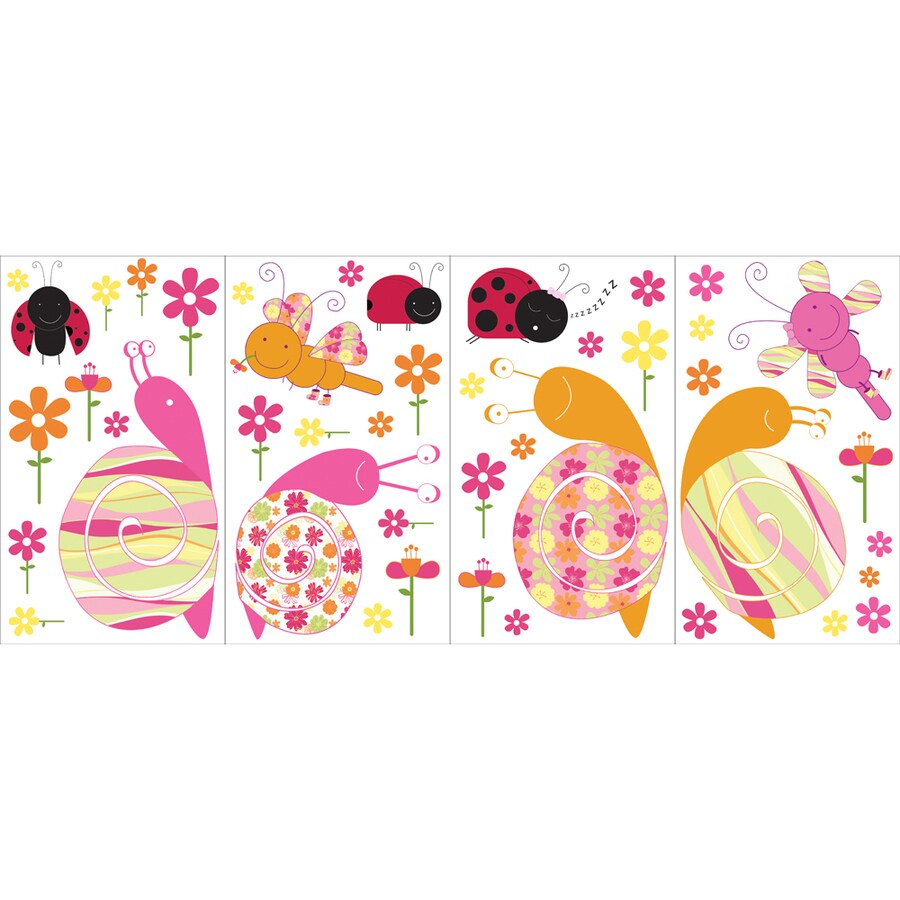 allen + roth LW1342730 Little Lady Bugs Room Appliques