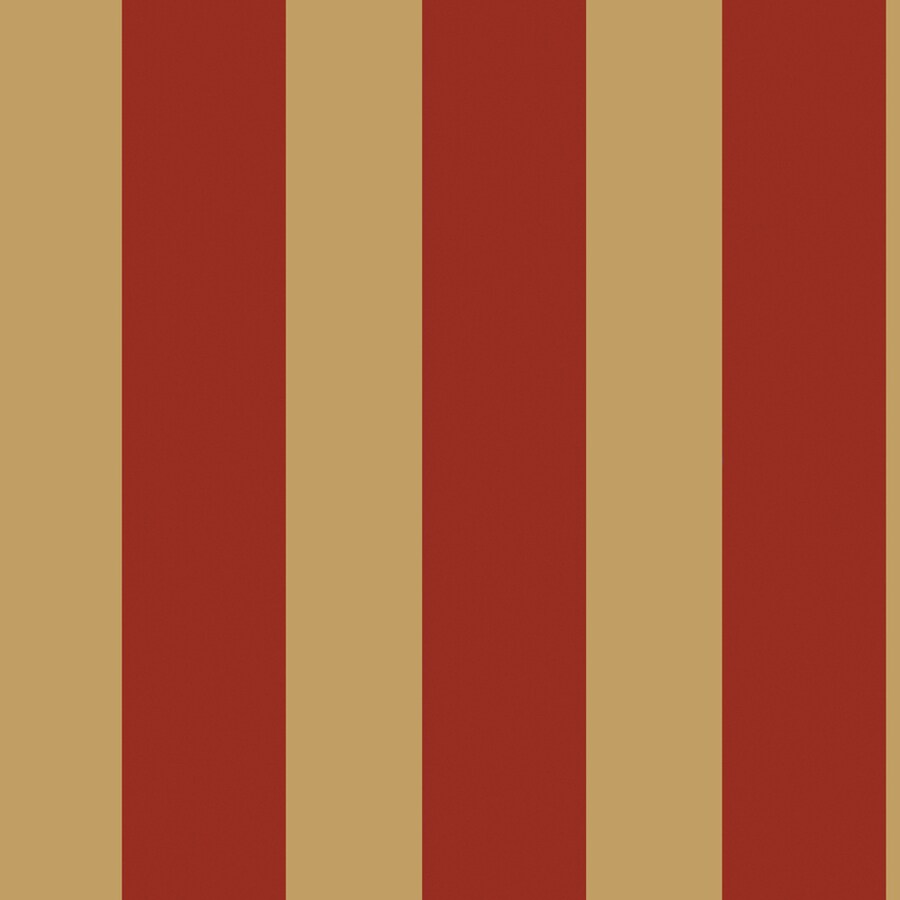 allen + roth Red and Gold Strippable Non-Woven Paper Prepasted Classic ...