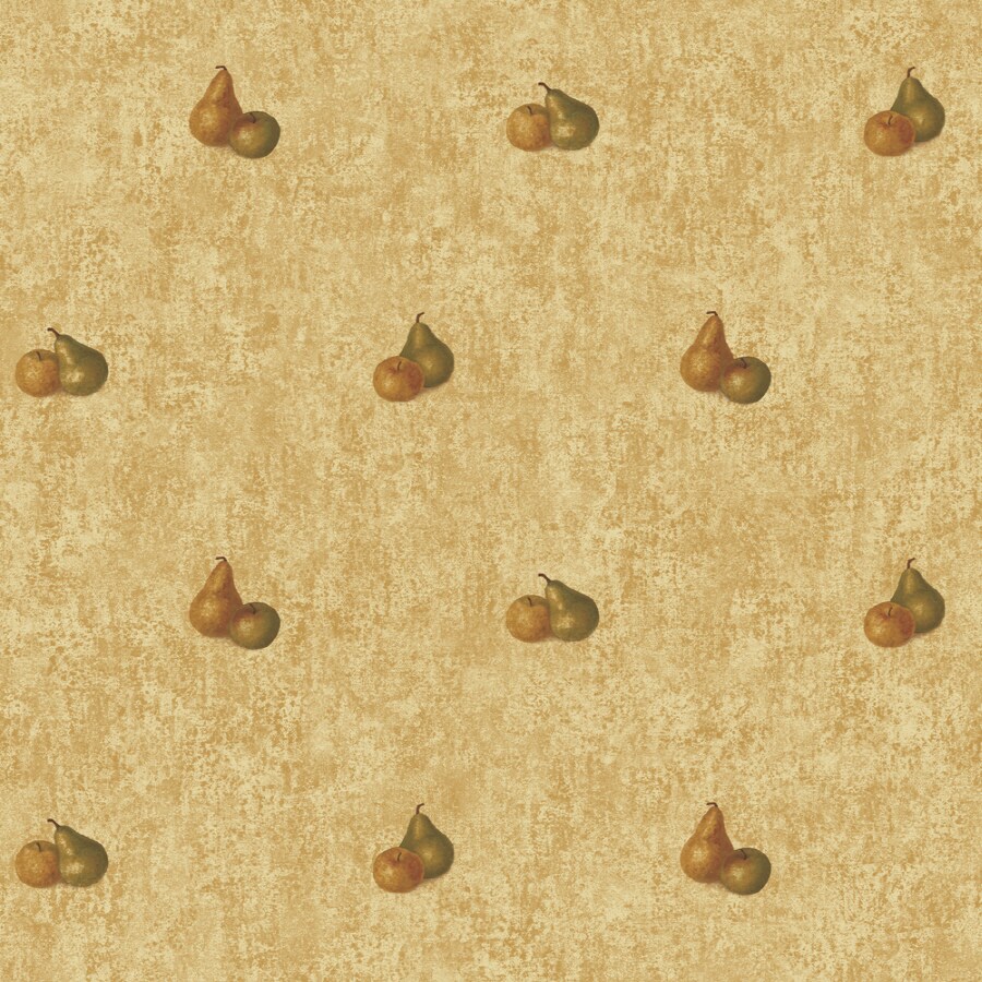 Sunworthy Yellow Peelable Vinyl Prepasted Classic Wallpaper at