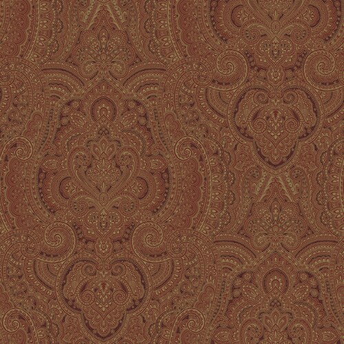 Sunworthy Red Peelable Vinyl Prepasted Classic Wallpaper in the ...