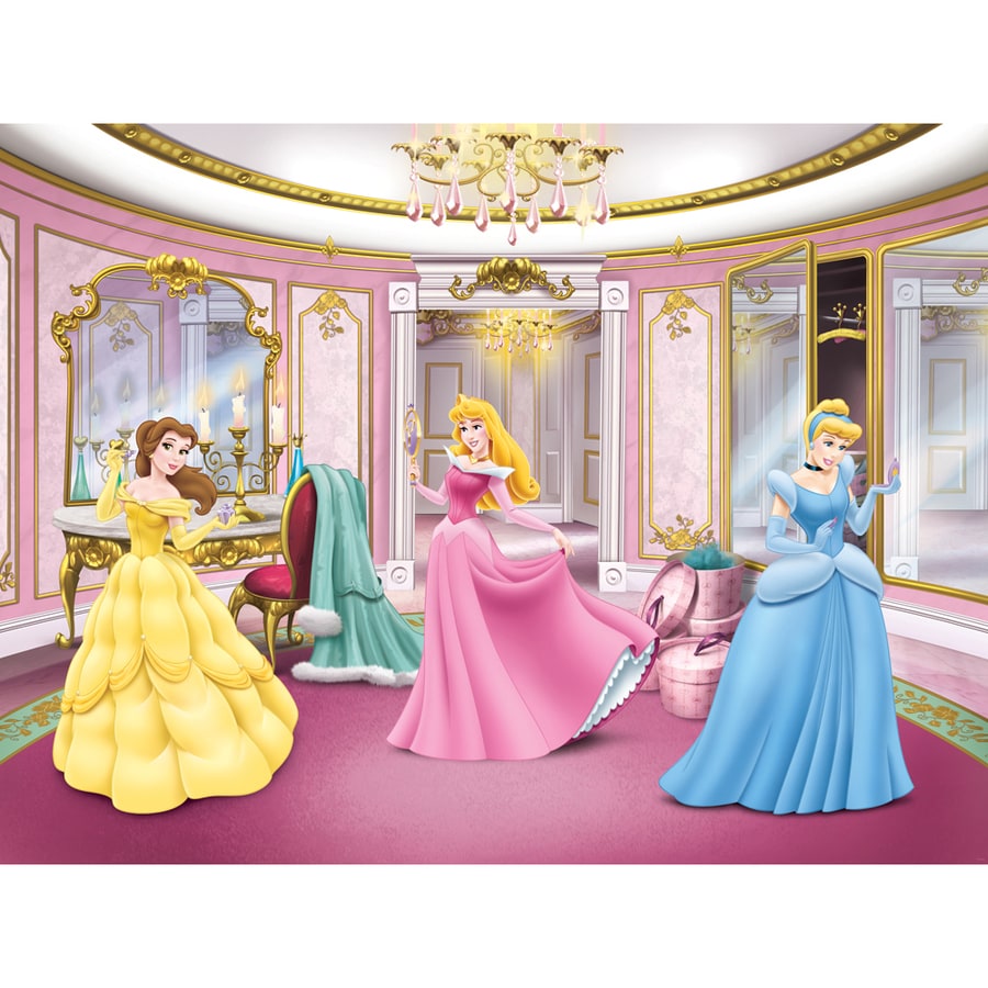 Disney LW1342849 Princess Getting Ready Mural