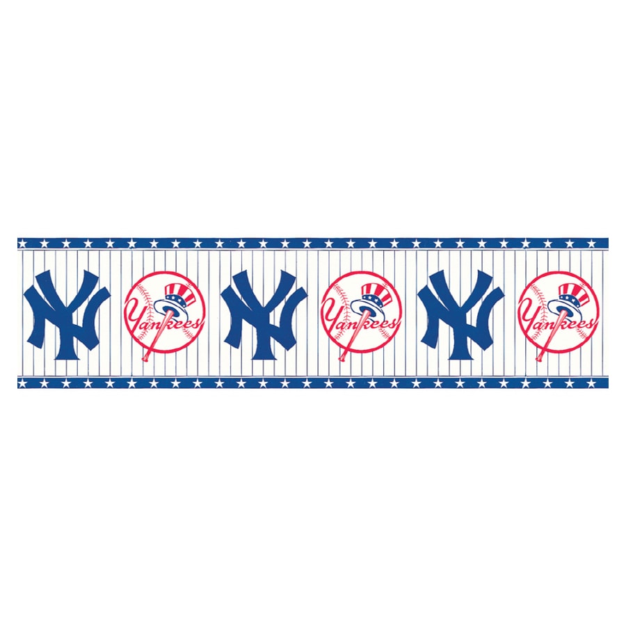 Sanitas NY Yankees Wallpaper Border in the Wallpaper Borders department at