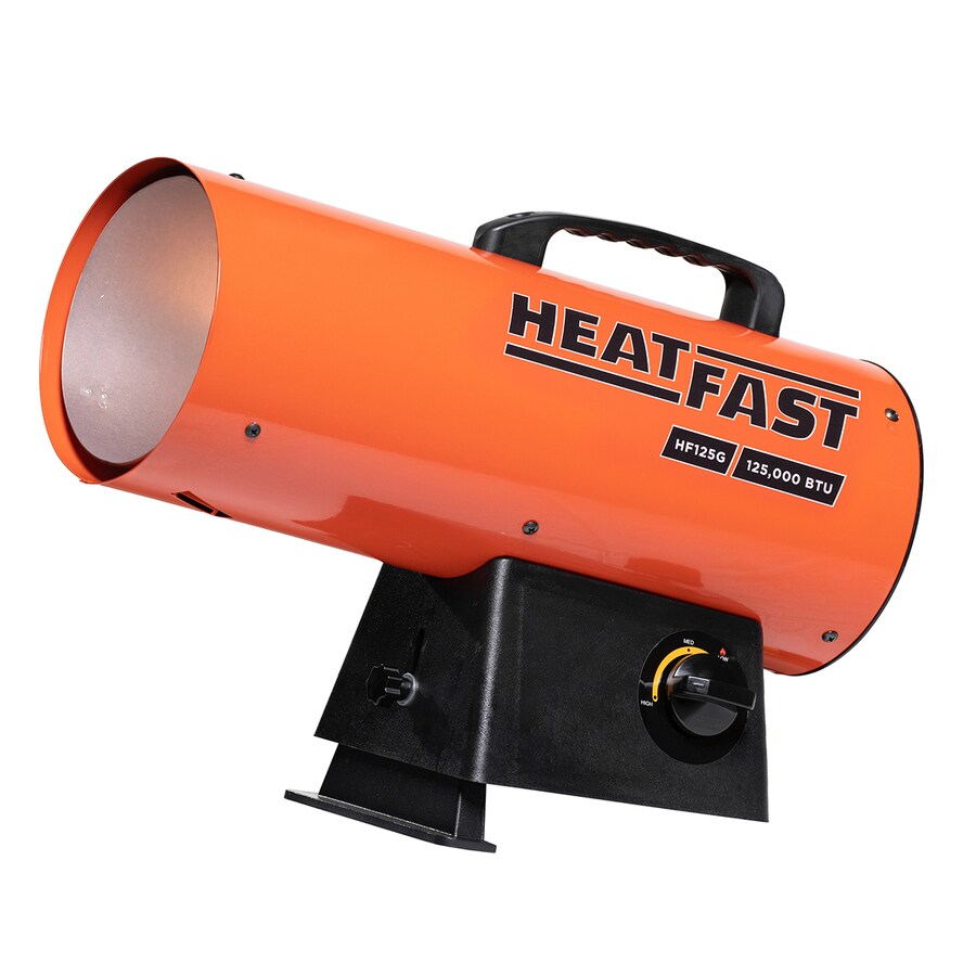 HeatFast 125000BTU Outdoor Portable Forced Air Propane Heater in the