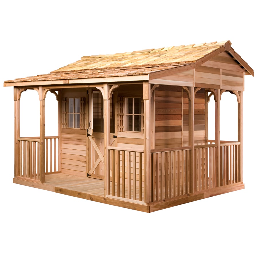 Shop Cedarshed Cookhouse Gable Cedar Storage Shed (Common 