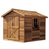 Cedarshed (Common: 8-ft x 10-ft; Interior Dimensions: 7.33 