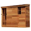 Shop Cedarshed Yardsaver Lean-to Cedar Wood Storage Shed 