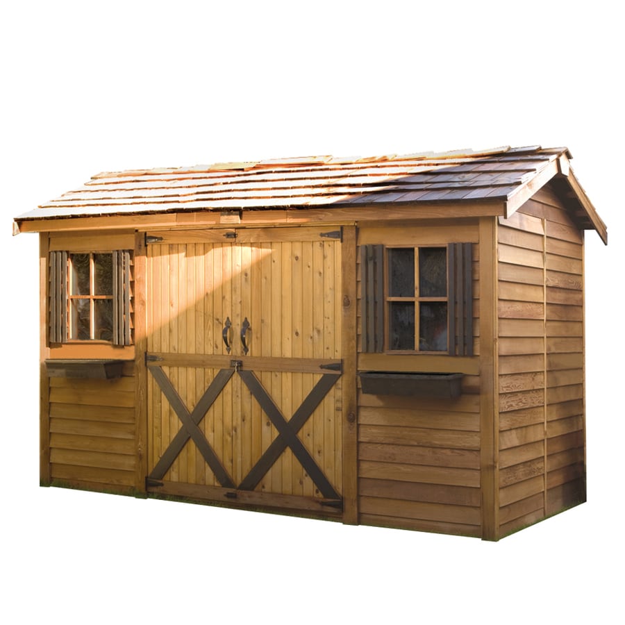 shop cedarshed common: 12-ft x 6-ft; interior dimensions