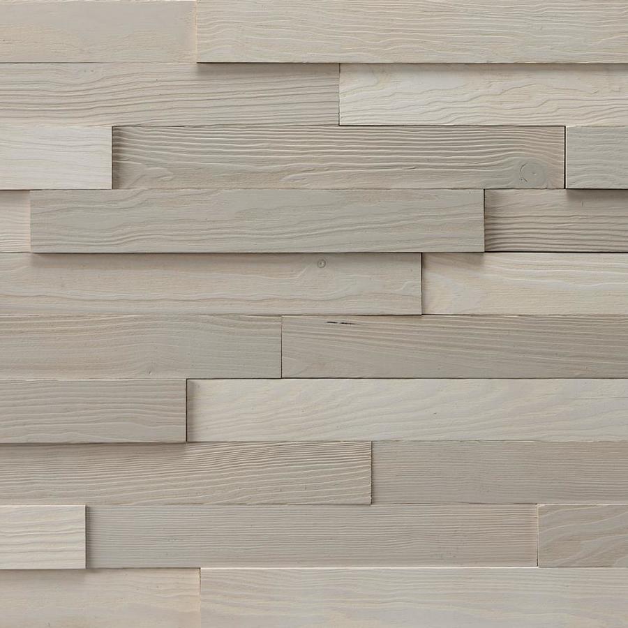 Timberwall Landscape 9.8sq ft Stone River Wood Wall Plank Kit at