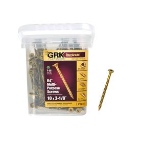 UPC 628611001379 product image for GRK #10 x 3-1/8-in Yellow Polymer Countersinking-Head Interior/Exterior Wood Scr | upcitemdb.com