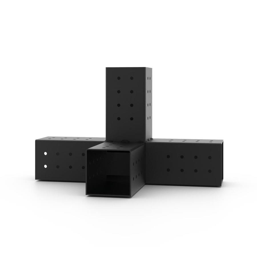 Toja Grid Black Matt Radiator Cover Shade kit in the Pergola Parts & Accessories department at