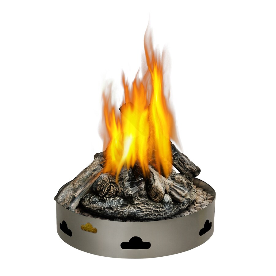 20in W 60,000BTU Stainless Steel Propane Gas Fire Pit at