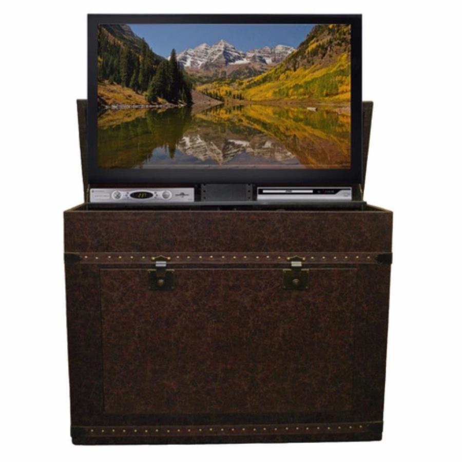 Touchstone Elevate Aged Cigar Tv Cabinet With Integrated Tv Mount