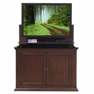 Touchstone Elevate Espresso Tv Cabinet With Integrated Tv Mount At