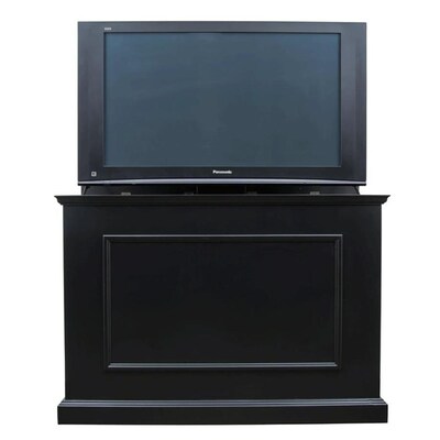Touchstone Elevate Rich Black Tv Cabinet With Integrated Tv Mount