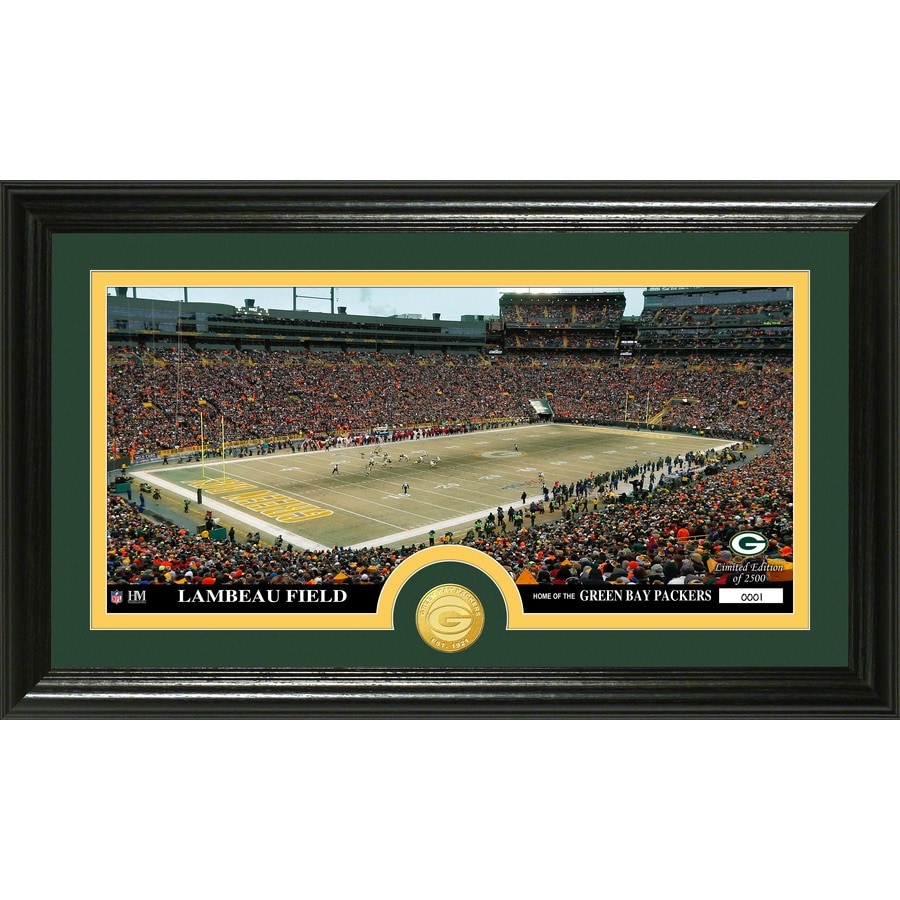 Green Bay Packers Lambeau Field 25.5 x 19.5 Stadium Views Wall Art