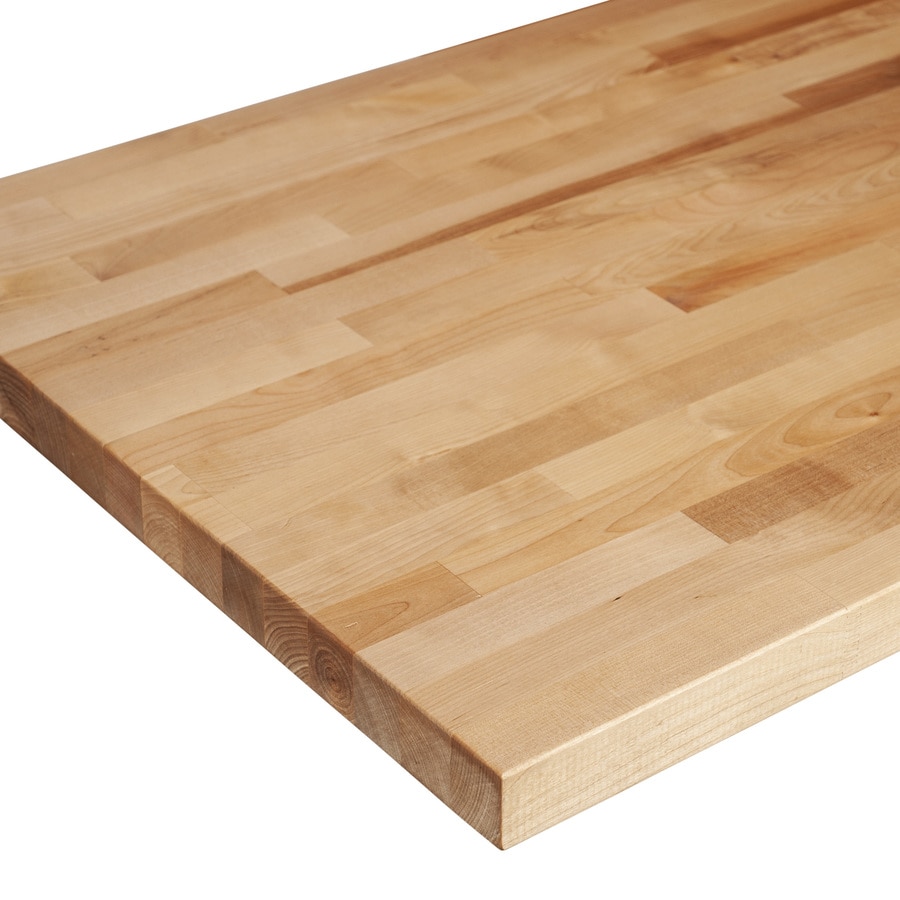 The Baltic Butcher Block 6 Ft Natural Straight Butcher Block Birch