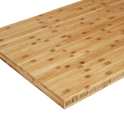 Sparrow Peak 6 Ft Unfinished Natural Straight Butcher Block Bamboo