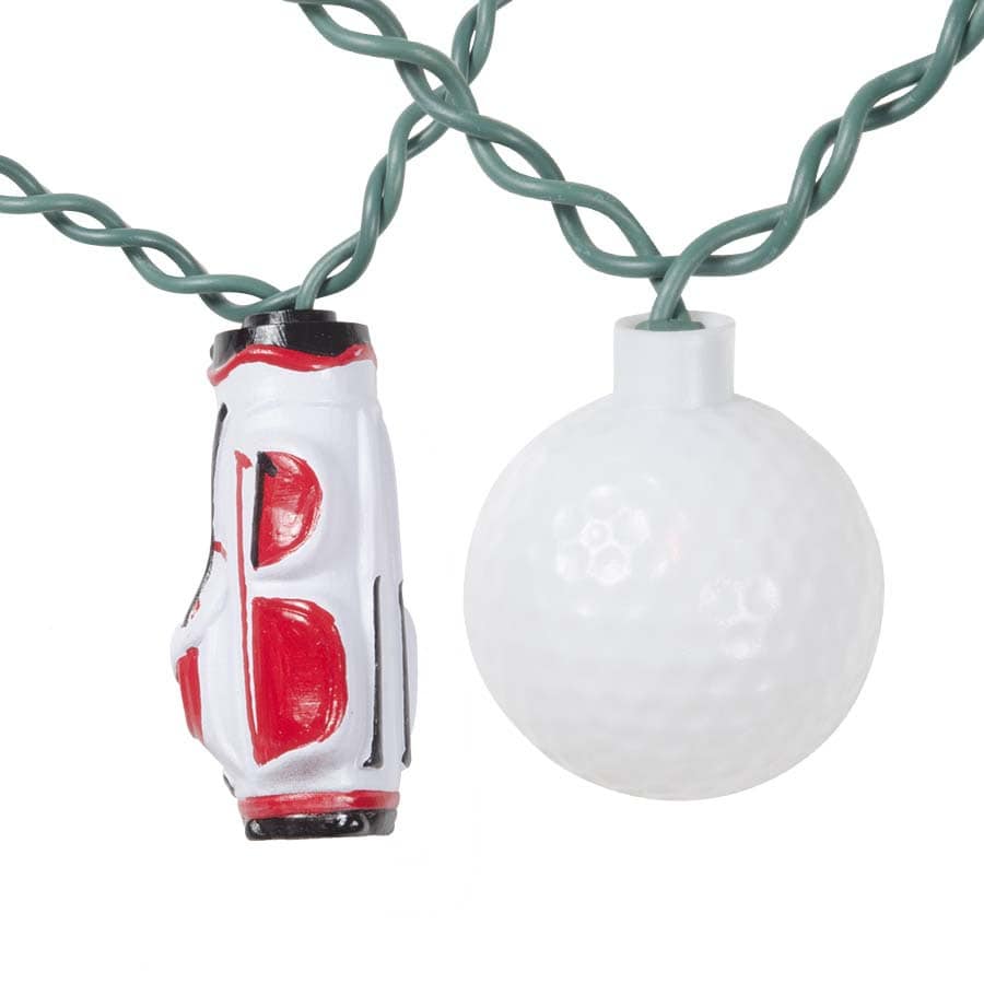 Shop 10-Count 8-ft Constant Clear White Assorted Plug-in Indoor/Outdoor Christmas String Lights ...
