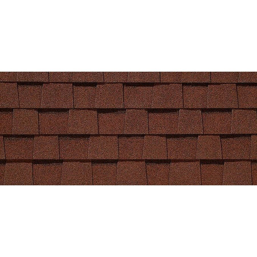 CertainTeed 95077 Laminate Cottage Red Fiberglass Asphalt Roofing Shingles