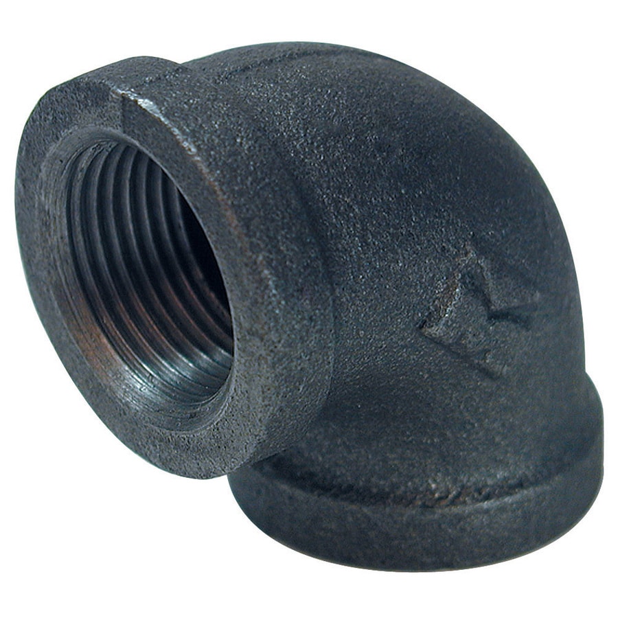 Mueller Proline 1 1 4 In Dia 90 Degree Black Iron Elbow Fitting At