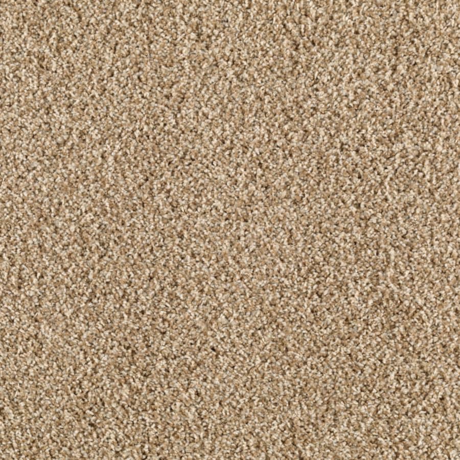 Shop STAINMASTER Henning Saddle Tan Textured Indoor Carpet at Lowes.com