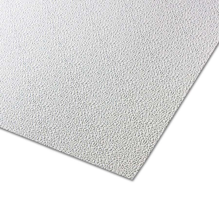 Parkland Plastics 48-in x 8-ft Embossed White Cracked Ice ...