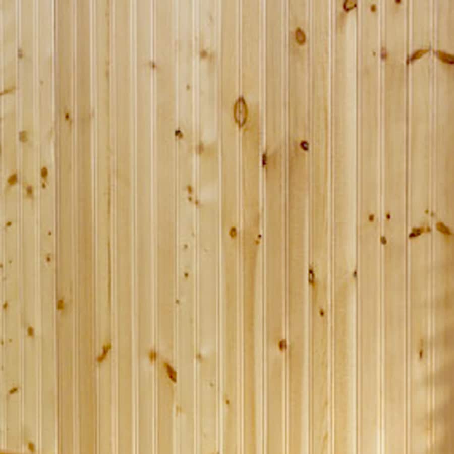 3 5625 In X 8 Ft Edge And Center Bead Gold Pine Wood Wall Panel
